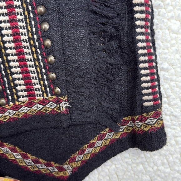 NWT Desigual Studded Embroidered 
Fringed Boho Festival Skort - Picture 7 of 16